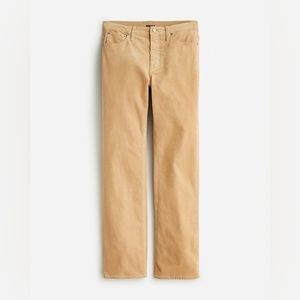 High-rise slim demi-boot pant in corduroy